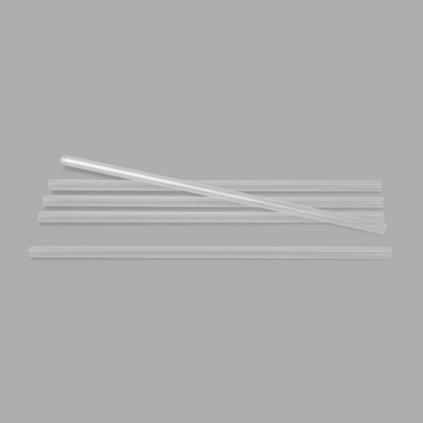 KOKTEIĻU SALMIŅI CAURSPĪDĪGI, L 25CM, ø8mm, NENOLOKĀMI (250 gab./iep.)