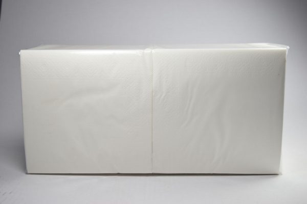 SALVETES 33X33 CM, 3 KĀRTAS, BALTAS/250gb