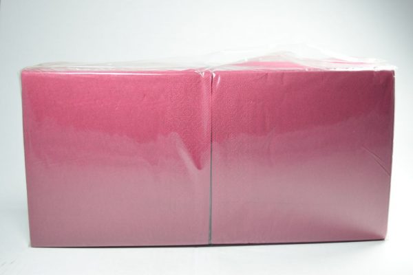 SALVETES 33X33 CM, 3 KĀRTAS, BORDO/250gb