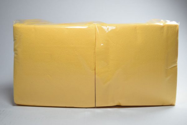 SALVETES 33X33 CM, 1 KĀRTA, DZELTENAS/400gb