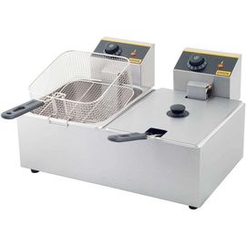FRITIERIS GREDIL 2X5 LITRI, termoregulātors līdz +190C