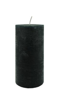 RUSTIK CILINDRSVECE, Ø5×10 CM, MELNA